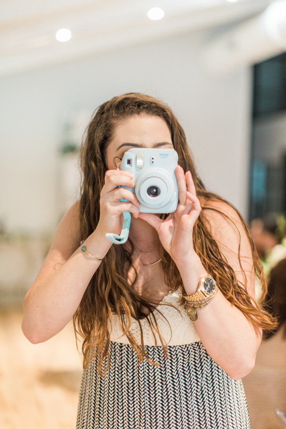 Classic white floral baby shower