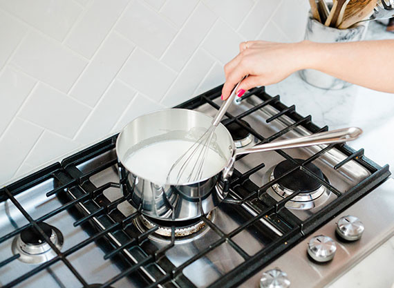 Valentine's Day chocolate pot de creme dessert