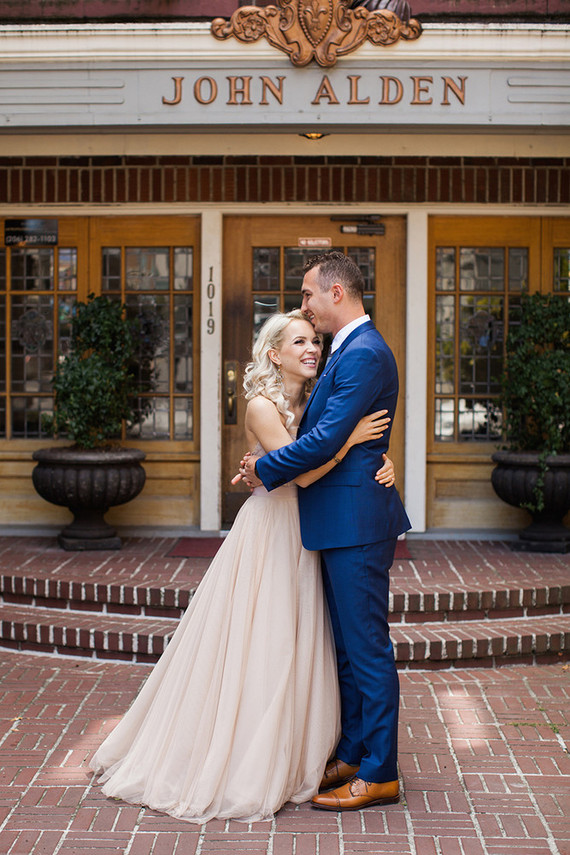 Elegant Seattle wedding portrait