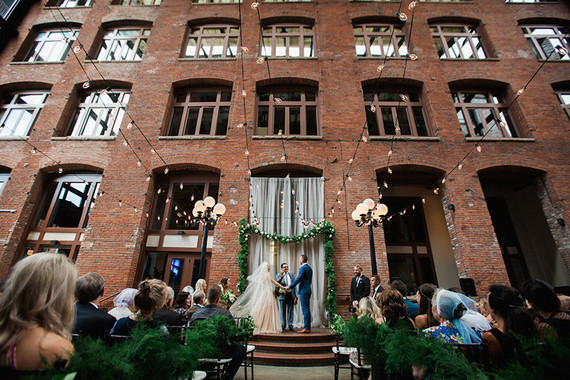 Elegant Seattle wedding ceremony