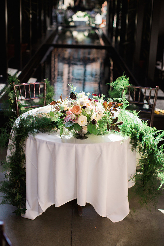 Sweetheart table