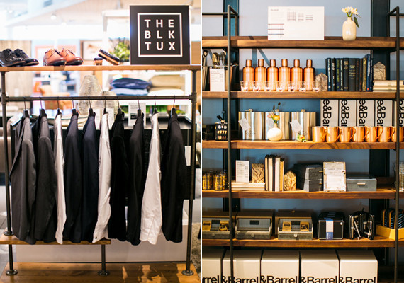 Crate and Barrel wedding event hosted by 100 Layer Cake