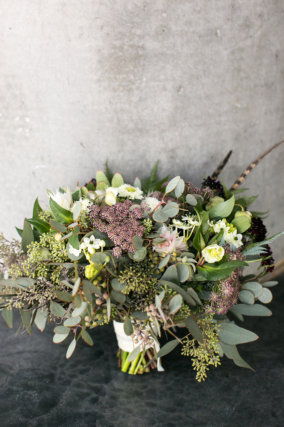 Fall bridal bouquet