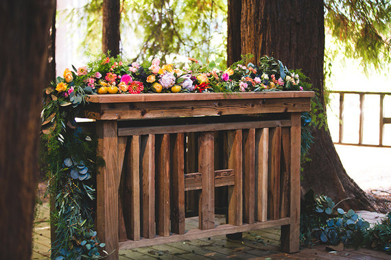 Colorful DIY woodsy wedding Wedding Inspiration