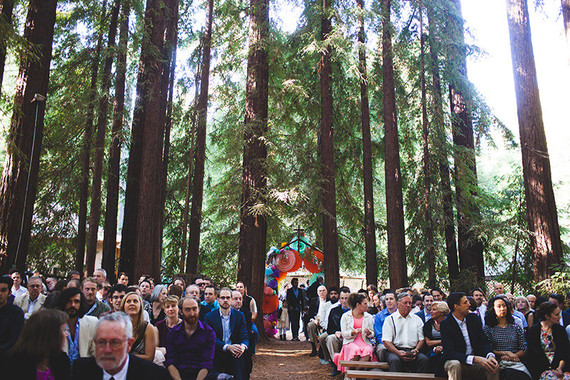 Ceremony in the woods