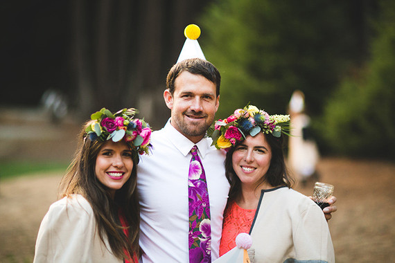 Colorful DIY woodsy wedding Inspiration