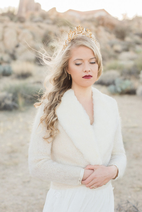 Mignonne Handmade gold crown