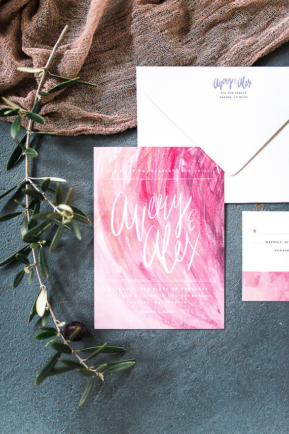 Wedding invitation suite