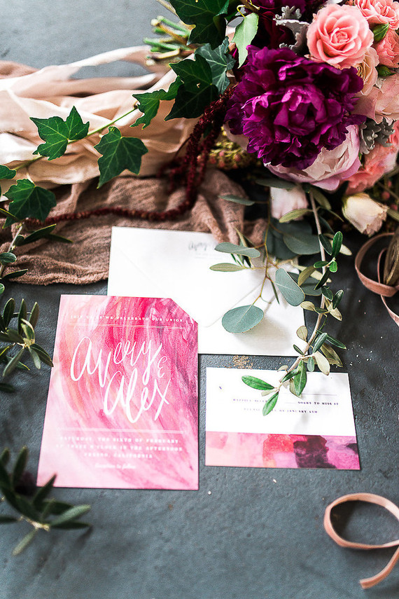 Wedding invitation suite