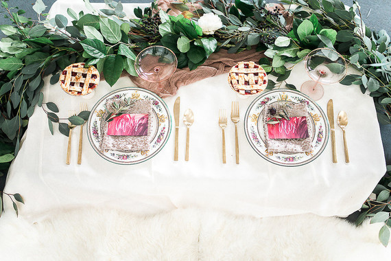 Sweetheart tablescape