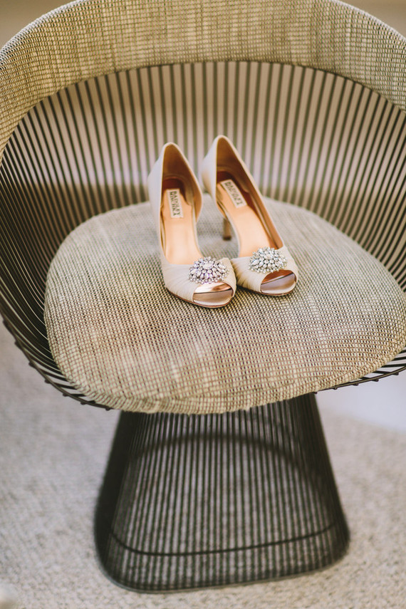 Badgley Mischka wedding shoes