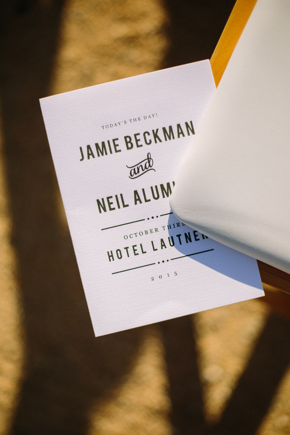 Wedding invitation