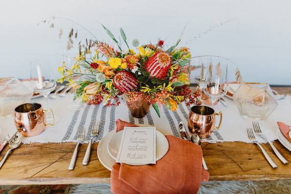 Bohemian tablescape