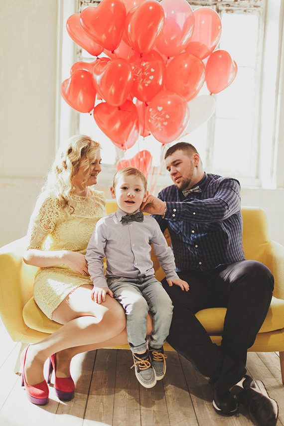 Italian Valentine's Day family shoot