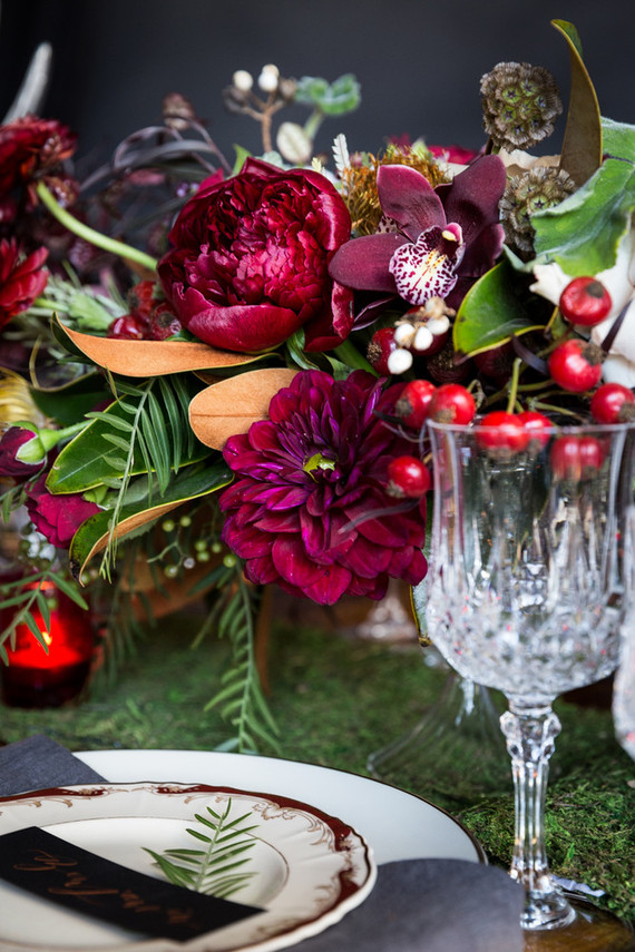 Moody wedding inspiration Inspiration