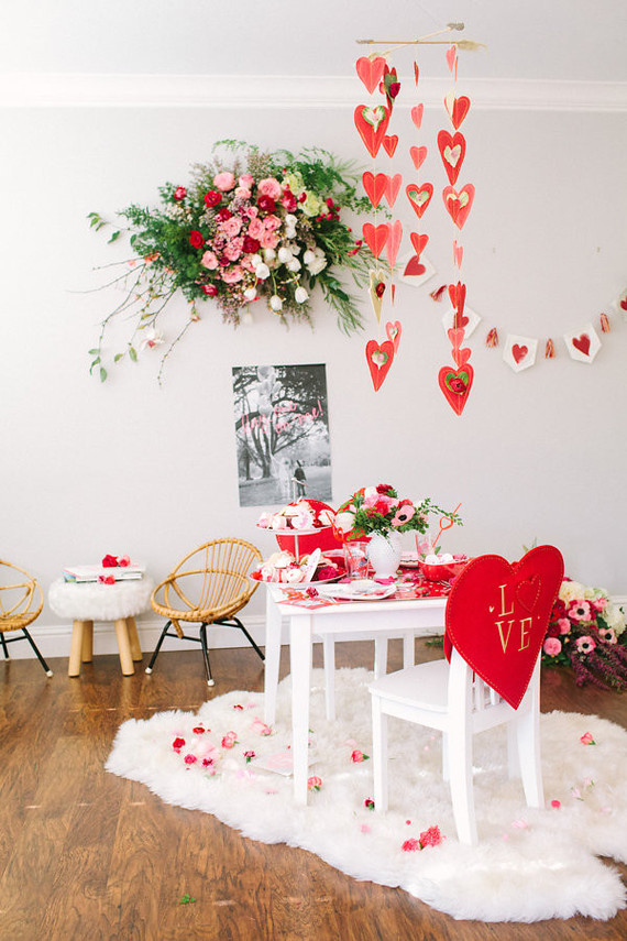 Kids Valentine's Day party Inspiration