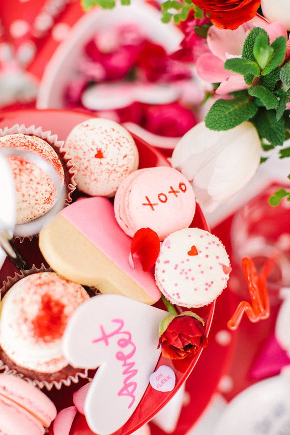 Valentines day cookies