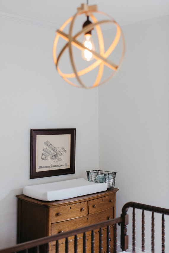 Vintage minimal boys nursery