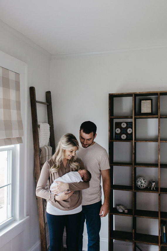 neutral newborn photos
