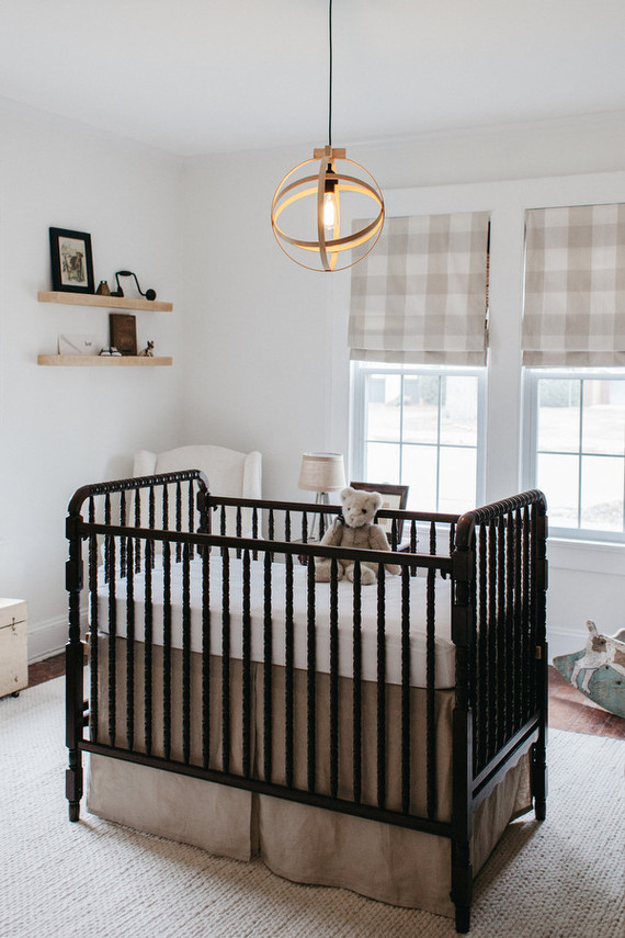 vintage neutral boys nursery
