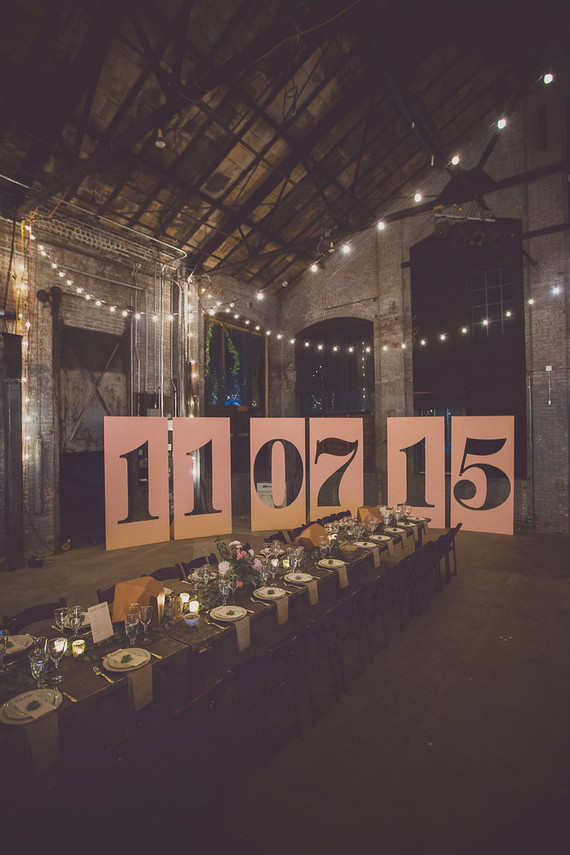 Wedding signage