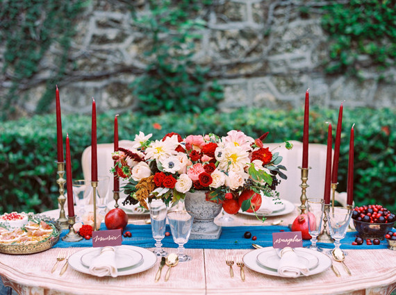 Romantic tablescape