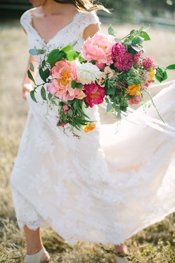 Spring wedding florals