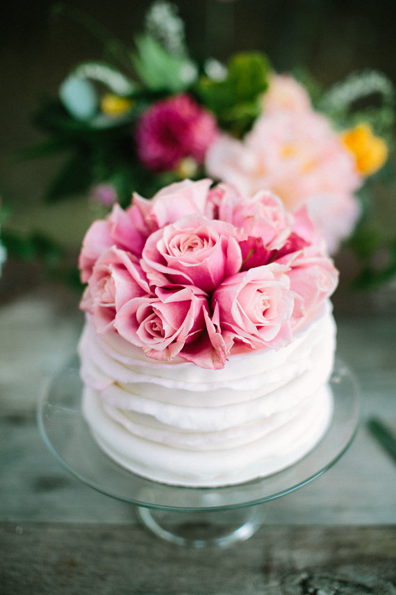 Spring wedding cake