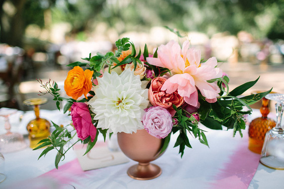 Spring wedding florals
