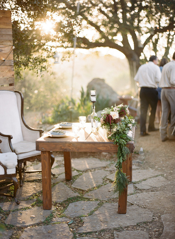 Rustic farm wedding tablescape