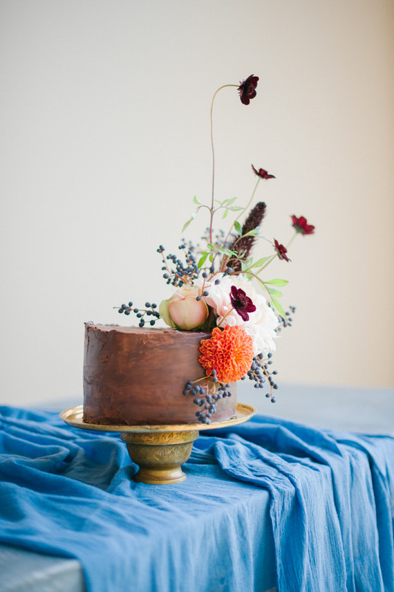 Organic wedding cake