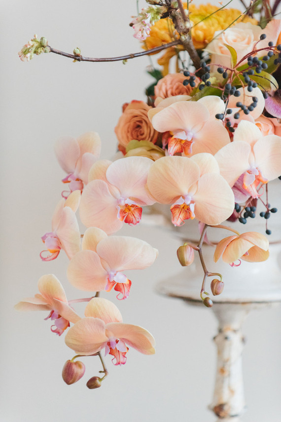 Organic wedding florals