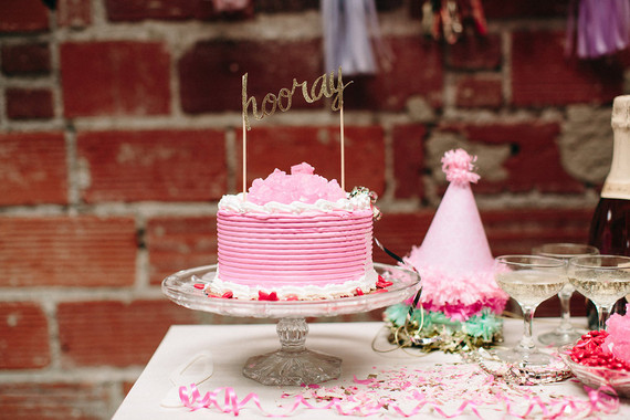 Valentine's Day party dessert table
