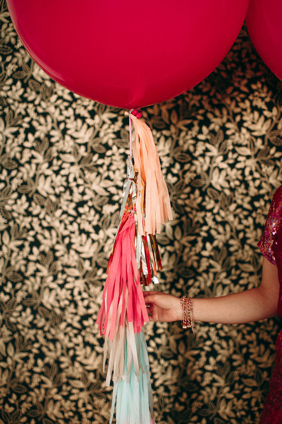 Girly Valentine's Day party decor