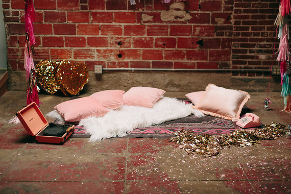 Girly Valentine's Day party decor