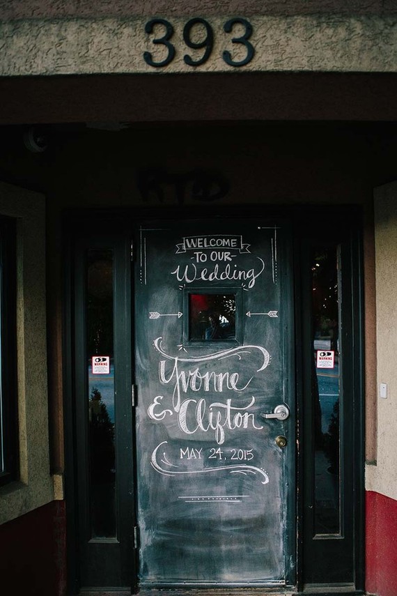 Chalk wall signage Inspiration
