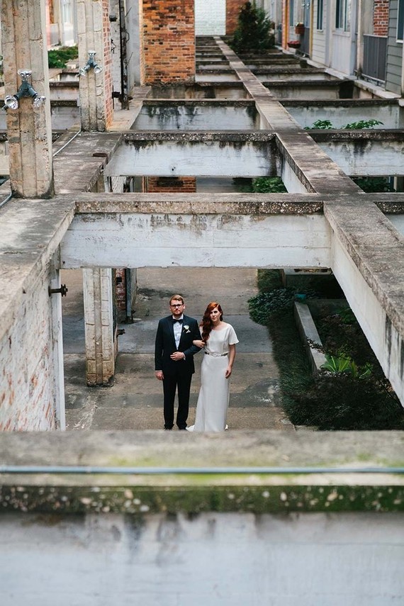 Industrial modern Atlanta wedding