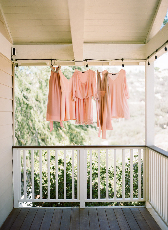 Pink bridemaid dresses