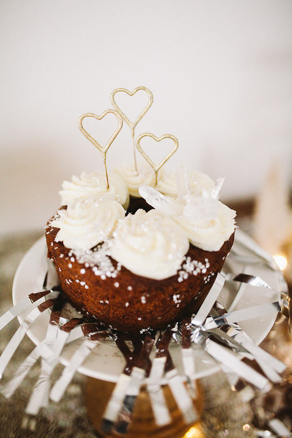 white cupcakes with heart toppers Inspiration