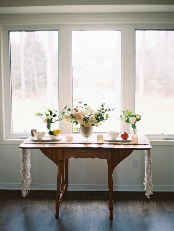 floral winter baby shower