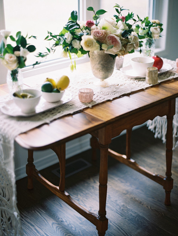 feminine winter baby shower Inspiration
