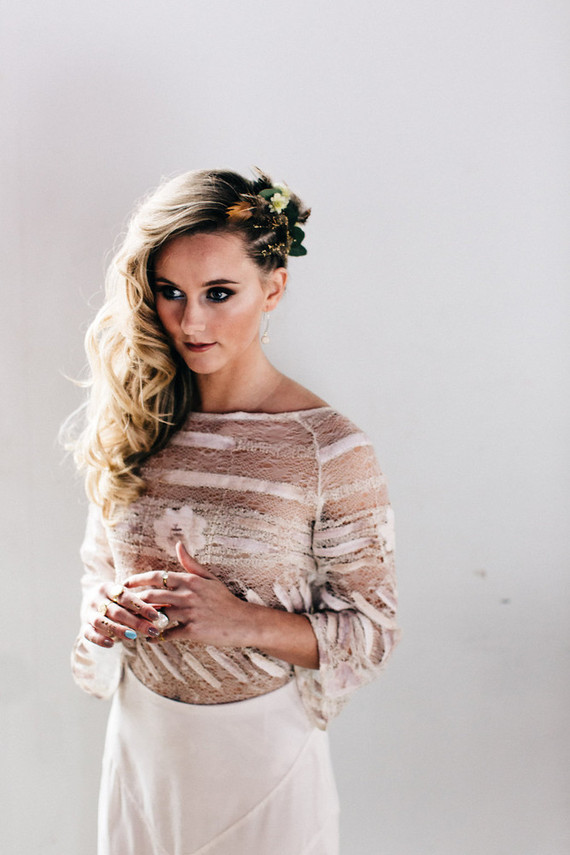 Moroccan bohemian bridal portrait