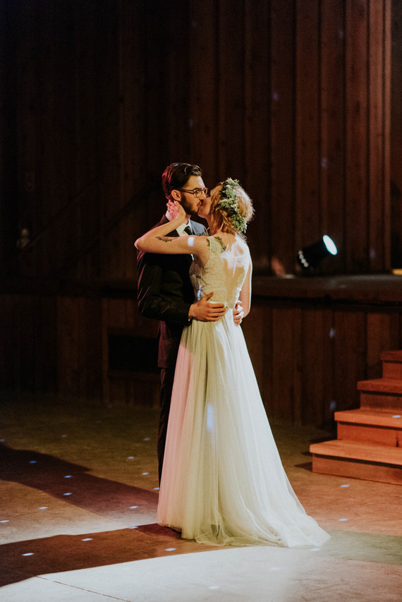 First dance portrait
