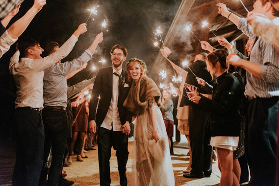 Sparkler send off