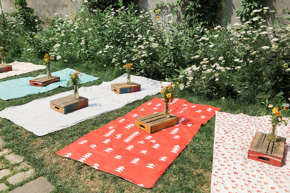 Picnic wedding