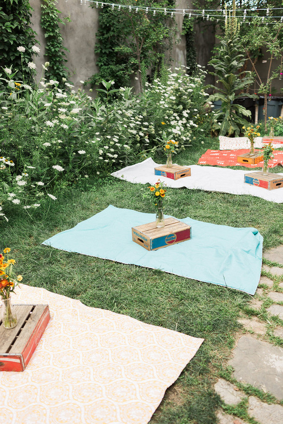 Picnic wedding