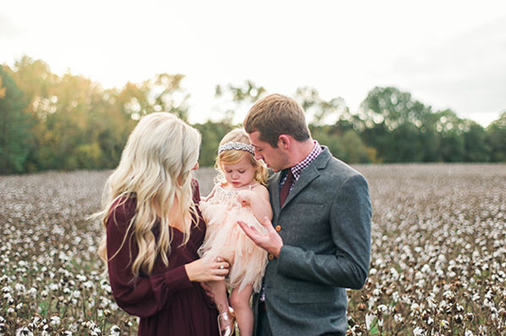 Cotton field family photos