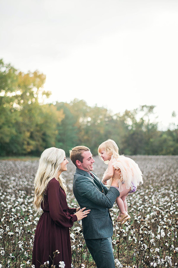 Cotton field family photos