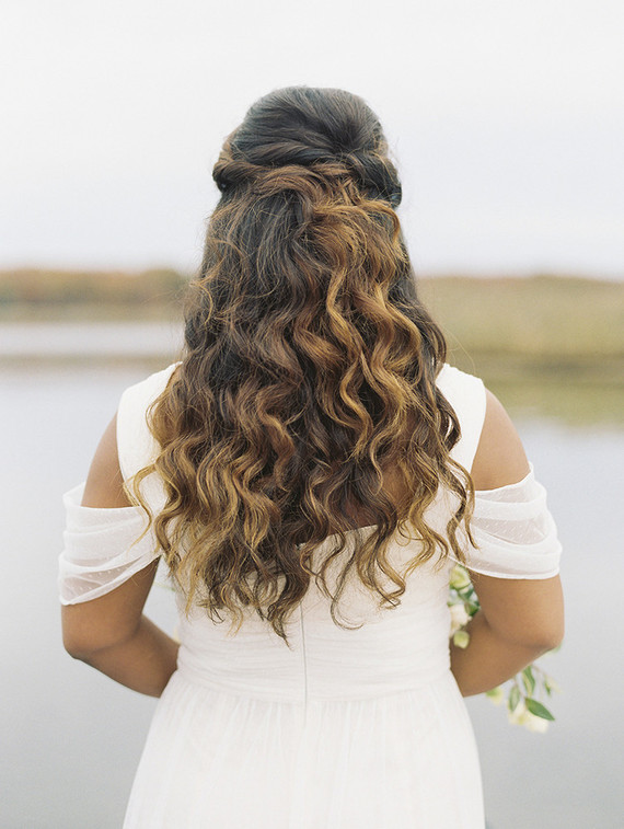 Romantic wedding hairstyle inspiration