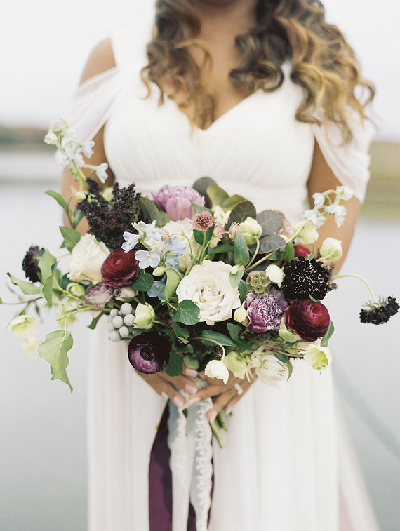 Romantic seaside wedding inspiration Inspiration